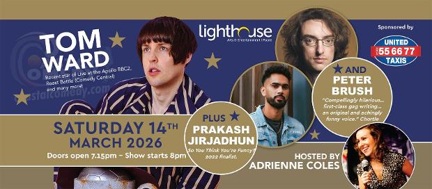 tom ward, peter brush, comedy club, standup, coastal comedy, poole, dorset