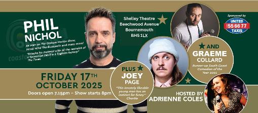 comedian, phil nichol, comedy show, comedyclub, coastal comedy, 