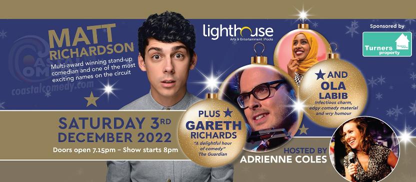 christmas show, coastal comedy, comedy club, matt richardson, entertainment, show, live, gig,