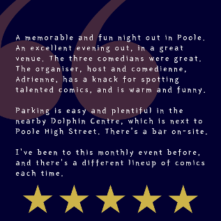 review, coastal comedy, whatson, dorset, comedy club, standup, 