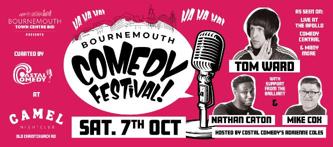 tom ward, nathan caton, bournemouth, coastal comedy, festival, show, 