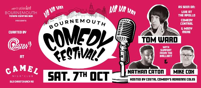 tom ward, nathan caton, bournemouth, coastal comedy, festival, show,