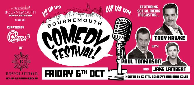 troy hawke, comedy, standup, festival, bournemouth, coastal comedy, 