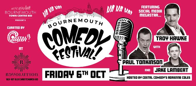 troy hawke, comedy, standup, festival, bournemouth, coastal comedy,
