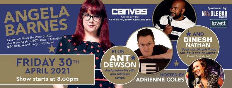 tom stade, zoe lyons, ben norris, coastal, laughoutloud, poole, standup, tv headliner, comedy, show,