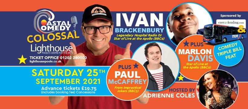 Ivan Brackenbury, paul mccaffrey, marlon davis, comedy, standup, whatson, entertainment, coastal comedy, comedy club,
