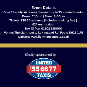 comedy, standup, comedy club, poole, coastal comedy, show, gig, live. 