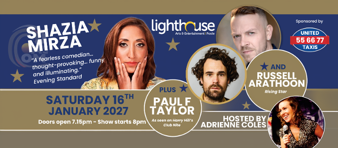 comedy, coastalcomedy, show, standup, shaziamirza, poole, dorset, 