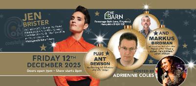 comedy club, christmas 2025, xmas, show, jen brister,  coastal comedy, show, standup, events, comedy show, Christmas Special