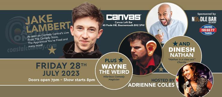 jake lambert, comedy, coastalcomedy, show, gig, live, whatson, canvas, coastal comedy,