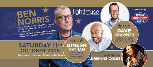 dinesh nathan, coastal comedy, comedy club, paul mccaffrey, poole, standup, comedian