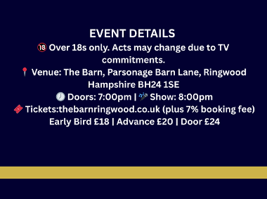 jack skipper, standup, show, gig, comedy club, coastal comedy, 