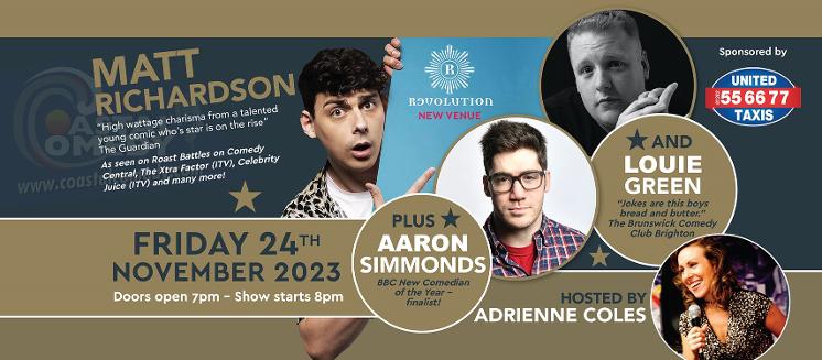 matt richardson, comedy, coastalcomedy, show, gig, live, whatson, canvas, coastal comedy,