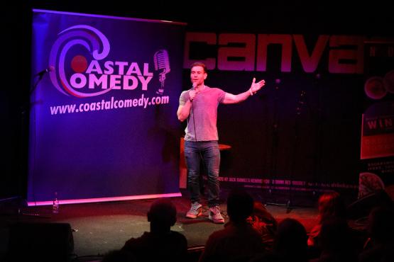 simon brodkin, coastal comedy, standup, 