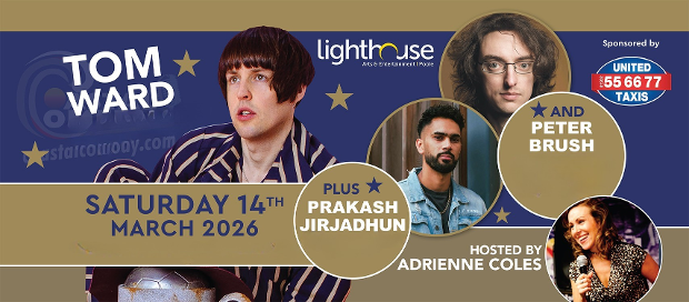 tom ward, peter brush, comedy club, standup, coastal comedy, poole, dorset