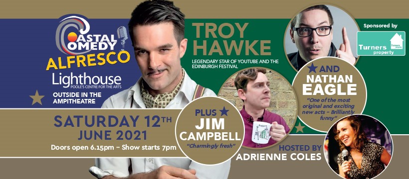 comedy club, ampitheatre, poole, lighthouse, whatson, live, show, gig, standup, coastal comedy,