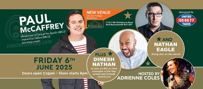 gary delaney, laura lexx, bournemouth comedy club, show, lighthouse, poole, coastal comedy, esther manito, comedy, comedian, 