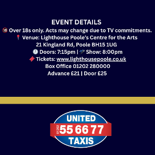 poole, comedy, show, standup, coastal comedy, acts, comedian, 
