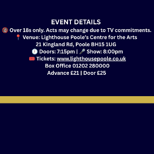 poole, comedyclub, shaziamirza, coastalcomedy, show, live, standup,